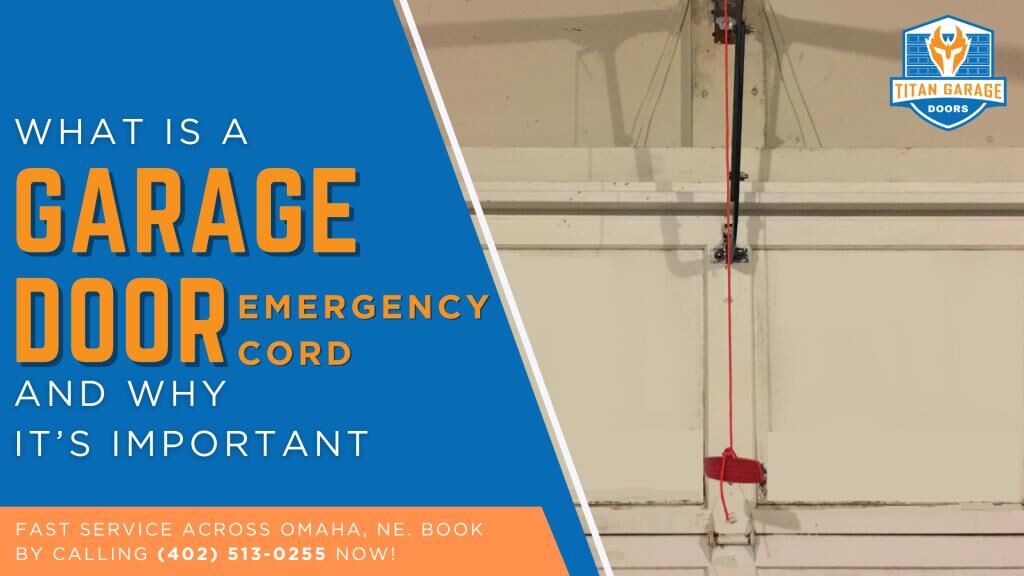 Emergency release cord for garage doors, highlighted in a guide on its role in ensuring safe and easy manual operation