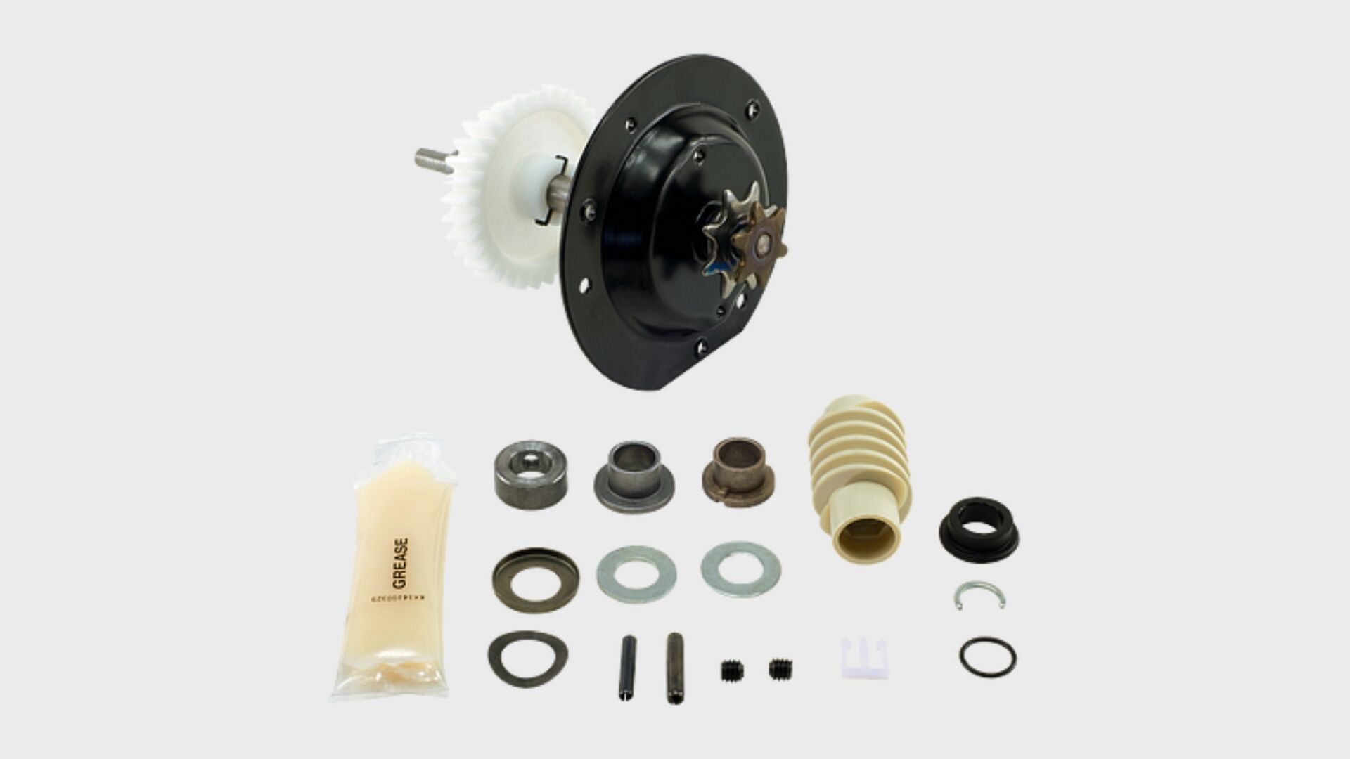 parts of a garage door The parts of a garage door gear