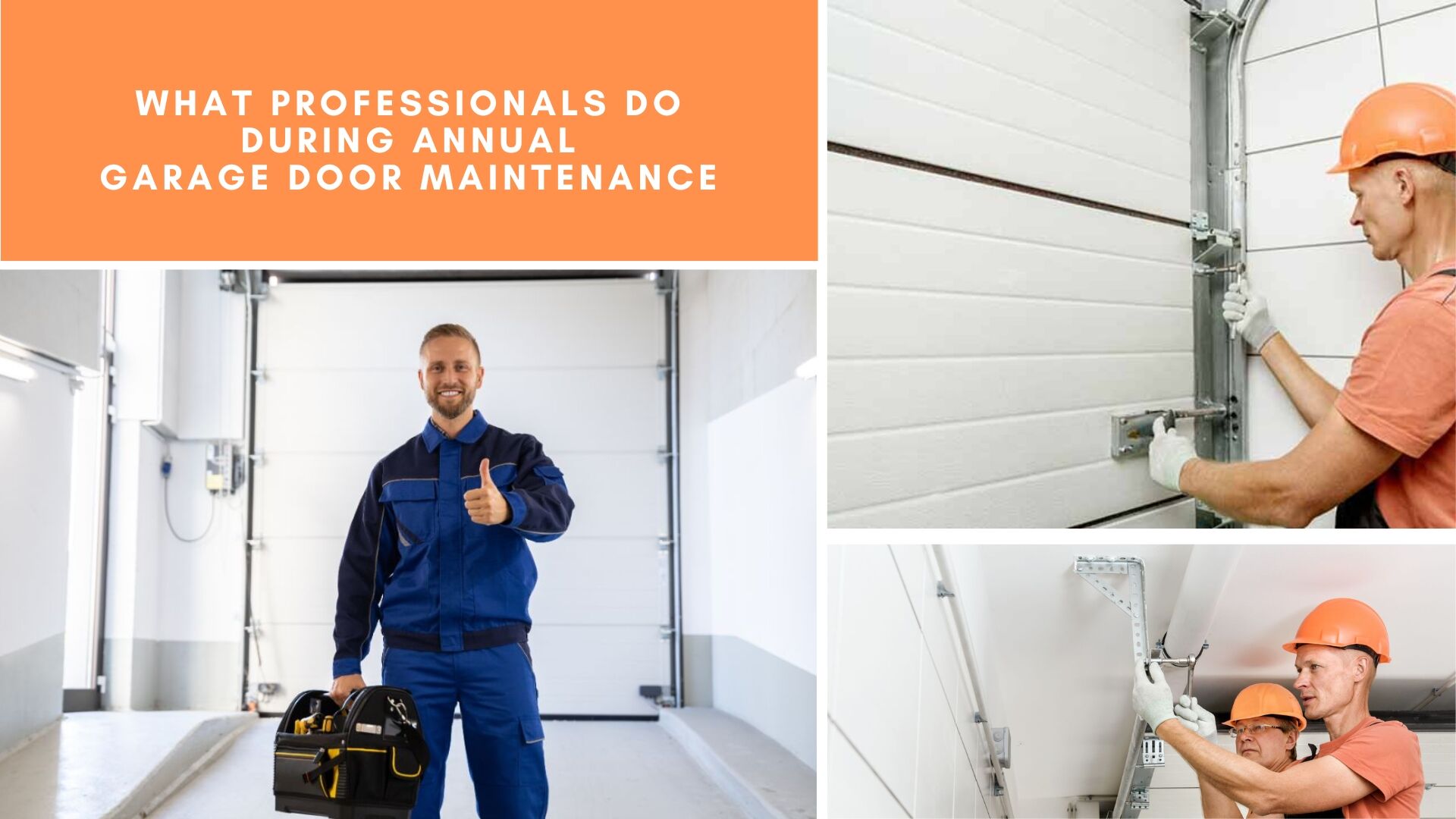 What Professionals Do During Annual Garage Door Maintenance