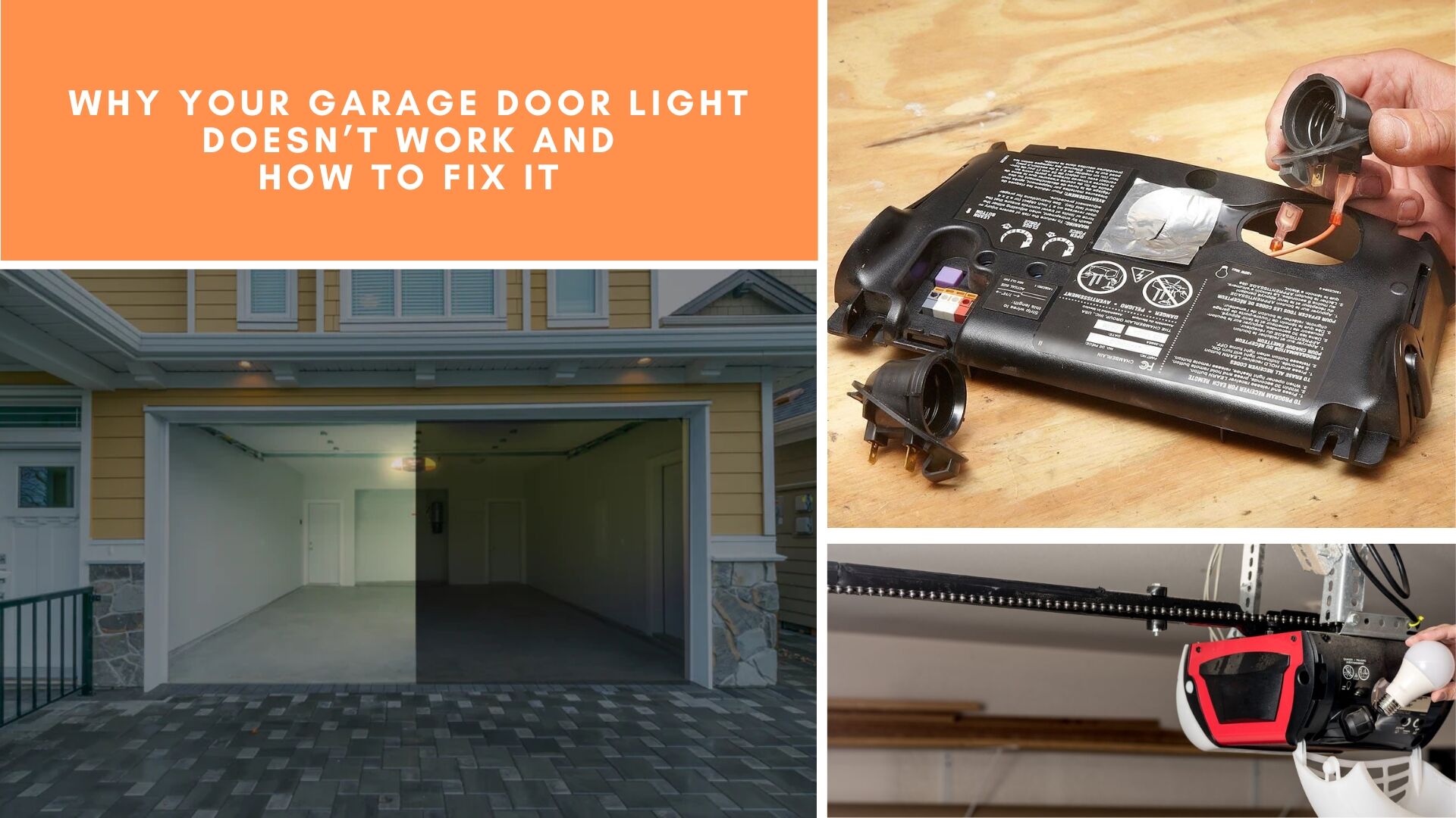 Why Your Garage Door Light Doesn’t Work and How to Fix It