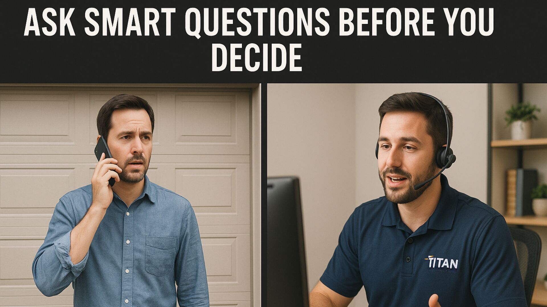 Request a garage door repair estimate before beginning any work.