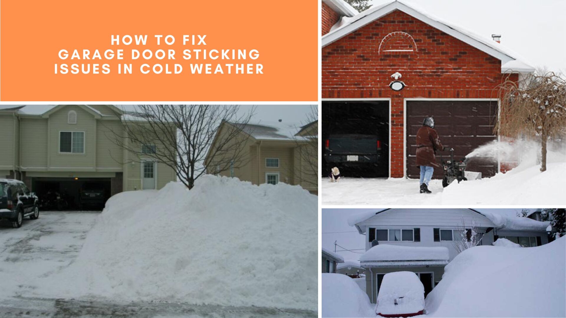 How to Fix Garage Door Sticking Issues in Cold Weather
