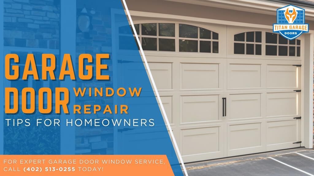A guide on how to handle garage door window repair, common problems, repair options, costs, and when to call a professional