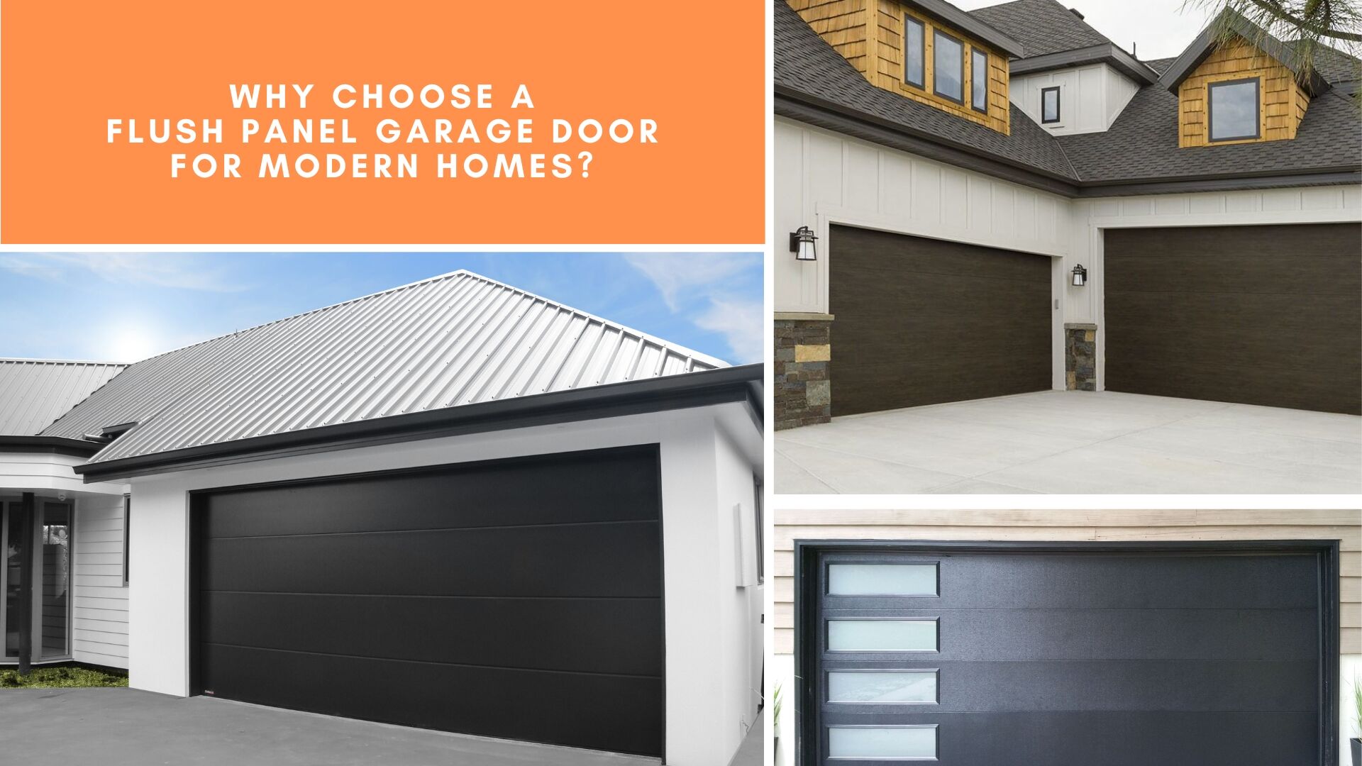 Why Choose a Flush Panel Garage Door for Modern Homes?